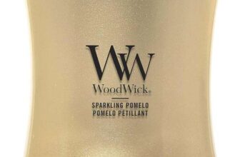 WoodWick Scented Candle with Crackling Wick Sparkling Pomelo Medium Hourglass Candle