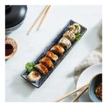 World Gourmet Stoneware Sushi Serving Platter