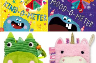 Worry Monster Kind-O-Meter / Mood-o-Meter Story Book / Sensory Snuggables Dinosaur / Unicorn Hand Puppet Book. Free C&C