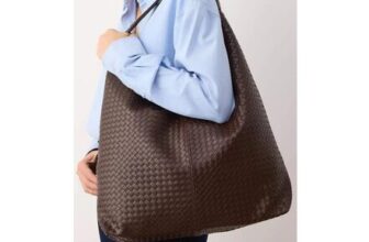 Woven Texture Oversized Tote Shoulder Bag