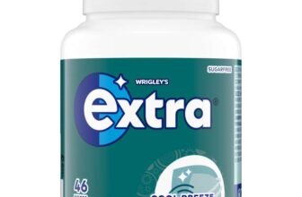 Wrigleys Extra Chewing Gum, Cool Breeze Mint Flavour, 46 pieces (S&S £1.33)
