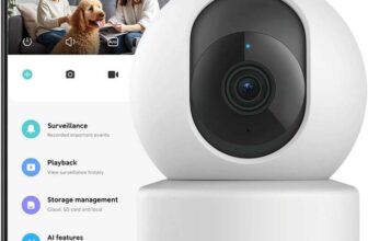 XIAOMI C201 1080p Pan/Tilt Indoor Camera House, WiFi Security Camera, 360 View, Colour Night Vision