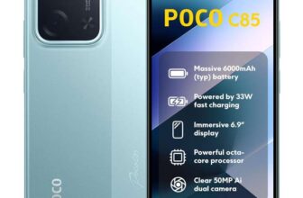XIAOMI POCO C85 4G Smartphone 6/128GB 6.9 120Hz Screen, 50MP AI Dual Camera, 6000mAh – All Colours / 8/256GB £109