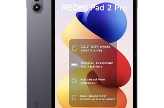 XIAOMI REDMI 2 ProPen, 6128GB, 12.1 2.5K 120Hz Display, 12000mAh (typ) Battery, 4nm Processor, Graphite Gray, Charger Not Included