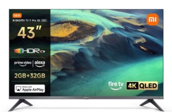 XIAOMI TV F Pro 43 ( 2026 ) 43 Inch 4K UHD QLED, Smart TV, Fire TV, HDR10 MEMC Alexa Voice Control 2GB32GB