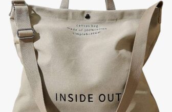 XL Canvas Tote Bag for Women, cross body bag – 100% cotton – 16 oz – large range of colours