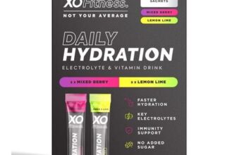 XO Fitness Daily Hydration Electrolyte & Vitamin Drink Sachets 6g X 10 Pack