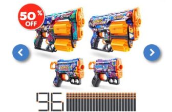 XSHOT Skins Sonic the Hedgehog Blaster 4 Pack by ZURU