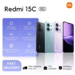 Xiaomi Redmi 15C 5G 4128GB Global Version 120Hz 6.9 Dot Drop Display – w/Code, Sold By Xiaomi Tech World Store