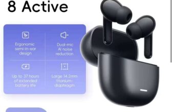 Xiaomi Redmi Buds 8 Active Global Version Dual-mic AI Noise Reduction 37 Hours Long Battery Life with code – Xiaomi Tech World Store