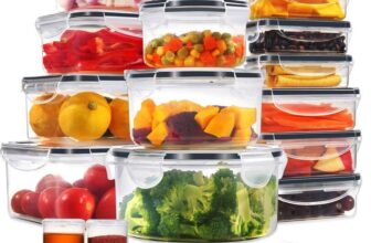 YASHE 38PCS Food Storage Containers with Lids Airtight