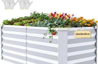 YITAHOME Raised Beds for Garden 120 x 58 x 46cm