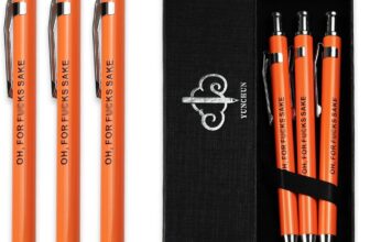 YUNCHUN 18PCS Funny Pens for Adults, Pens with Offensive Sayings, Office Gag Gift for Coworkers, Executive Ballpoint Pens for Work, Ideal Pen Gift Set for Friends, Medium Nib 1.0mm and Black Ink