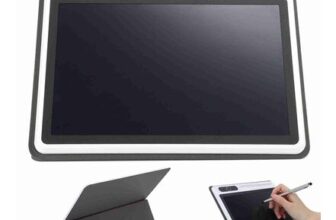 YUYTE 9in Erasable LCD Writing Tablet with Leather Case