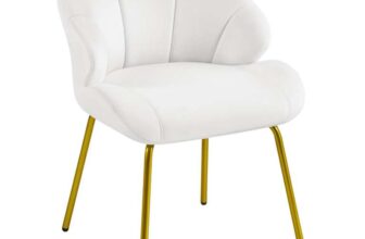 Yaheetech Velvet Armchair, Accent Tub Chair with Metal Legs