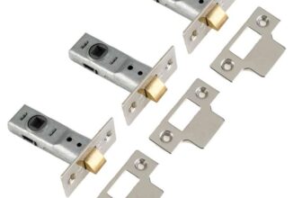 Yale Locks 3PM888CH2 Tubular Mortice Latches 64mm 2.5-inch – Chrome Finish (Pack of 3)