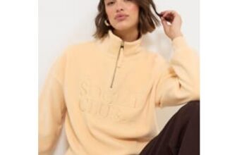 Yellow Social Club Slogan Sweatshirt