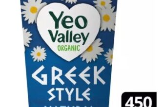 Yeo Valley Organic Natural Greek Style Yogurt 450g