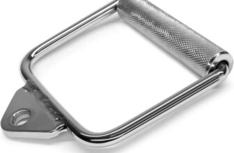 Yes4All Double D Row Handle Cable Attachment for Weight Workout, Cable Machine Accessories , LAT Pull Down V Bar with Capacity Up to 880LBS