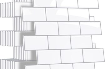 Yoillione Upgrade Thicker Peel and Stick Wall Tiles Backsplash for Kitchen and Bathroom (10, Pearl White)