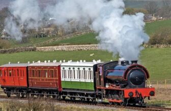 Yorkshire Dales – Steam train journey – Embsay & Bolton Abbey Steam Railway – Adult return £6.99 / Child £3.99 / Family £19.99 (2a 2c)