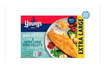 Youngs 2 Breaded Extra Large Fish Fillets 300g