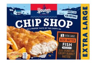 Youngs Chip Shop 2 Extra Large Beer Batter Fish 300g