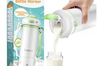 Yousmart Portable Bottle Warmer, 500ml, Leak-Proof, Safety Lock, USB