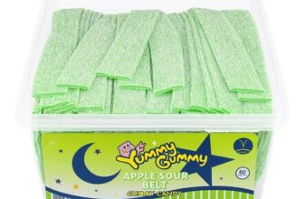 Yummy Gummy Sour Apple Belts