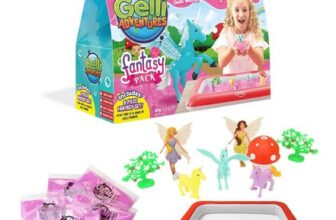 ZIMPLI Gelli Adventures Fantasy Pack with 8 Figures Inflatable Tray