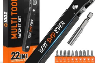 ZOOI Gifts for Men, 22 in 1 Ratchet Screwdriver with Bits, Easter Gifts for Adults, Multi Tool Gadgets for Men, Ratchet Screwdriver Bit Set, Mens Gifts for Him Dad Birthday Presents for Dad