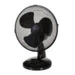 Zanussi 9 Inch, Portable Desk Fan, 2 Speeds, Wide-Angled Oscillation