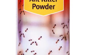Zero In Ant Killer Powder 450g Ready-to-Use Fast-Acting Ant & Nest Control, Permethrin Powder for Indoor & Outdoor Use, Precise Crack & Crevice Application