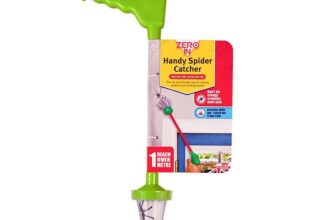 Zero In Handy Spider Catcher, Easy-to-use 1 Meter Long Reach