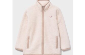Zip-through Fleece in Neutral