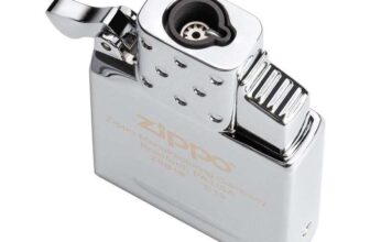 Zippo Butane Single Flame Insert – Windproof Lighter – Single Flame On Demand – Blue Flame – Refillable – For Original Cases – Gift Box