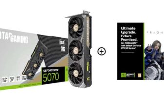 Zotac GeForce RTX 5070 Solid OC 12GB GDDR7 PCI-Express Graphics Card Claim PRAGMATA