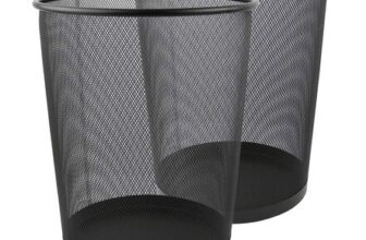 Zuvo Lightweight and Sturdy Circular Mesh Waste Bin – Pack of 2