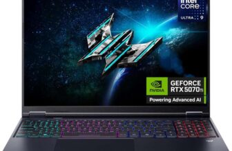 acer Predator Helios Neo 16 Laptop – Intel Core Ultra 9 275HX, 16GB, 1TB SSD, NVIDIA GeForce RTX 5070Ti, 16 WQXGA 240Hz, Win 11, Black