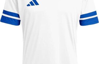 adidas Squadra 25 Jersey (Large – White & Royal Blue / White & Red)