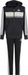 adidas Unisex Kids SEASONAL ESSENTIALS TIBERIO 3 STRIPES FLEECE TRACKSUIT