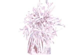 amscan 991365-15 – Fringed Foil Balloon Weight – 170 g, Iridescent, One Size