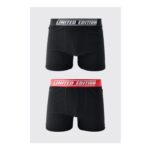 boohooMAN 2 Pack Limited Edition Boxers