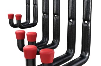 brackit 10x Garage Hooks Heavy Duty – 30pc Assortment Set for Wall-Mounted Storage