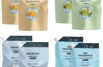 by Amazon Olive Hand Soap Refill, 2 x 1000ml – Ginger Lemon / Milk & Honey / Hygiene / Mango / Sensitive & more (£3.26 -£3.64 w/S&S)