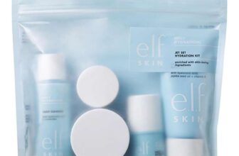 e.l.f. SKIN Jet Set Hydration Kit, Travel Friendly Hydrating Skincare Set, Face Cleanser, Balm, Moisturiser, Eye Cream and Night Cream