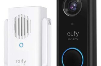 eufy Security Doorbell Camera S220S2102K (Battery-Powered) with Chime, No Monthly Fee, 16 GB Storage (Renewed) Sold By AnkerDirect FBA