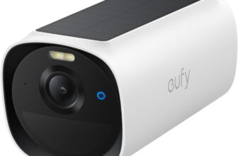 eufy Security eufyCam E40 Add-On Camera Solar Security Camera Outdoor Wireless, Continuous Power, 2K Resolution Home Security Camera, MaxColour Night Vision, 13,000mAh Battery, No Monthly Fee