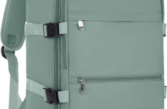 for Ryanair Cabin Bags 40x30x20 Underseat Cabin Bag Carry-ons Hand Luggage Bag Waterproof Travel Backpack Cabin Size Ryanair Backpack with USB Charging Port, Anti Theft Pocket, Trolly Sleeve