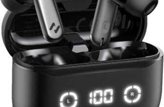 havit Active Noise Cancelling Wireless Earbuds, Bluetooth 5.4 in Ear Headphones, 3D Bass Stereo Wireless Earphones with 4 ENC Noise Cancelling Mic, 40H Bluetooth Earbuds with LED Display